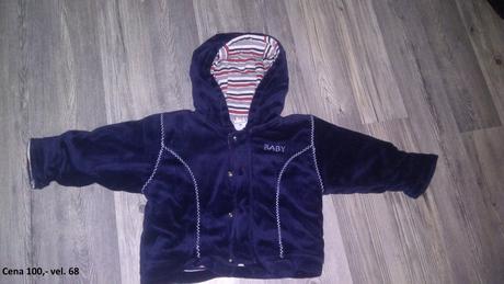 Chlapecká zateplená mikina 68, 68