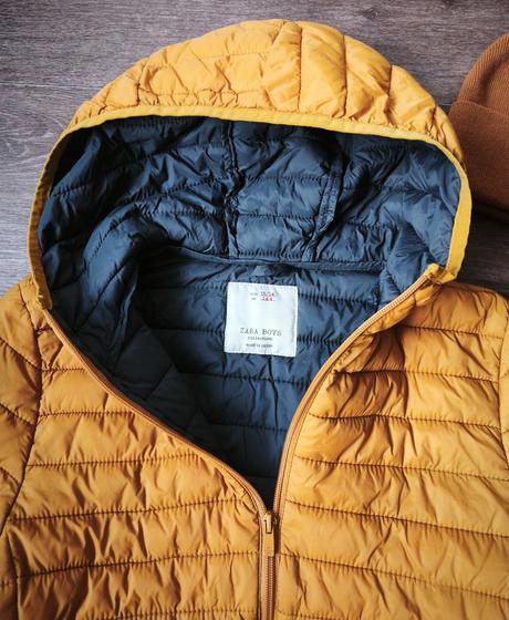 Přechodová bunda zara a čepice h&m vel. 150/158, zara,158
