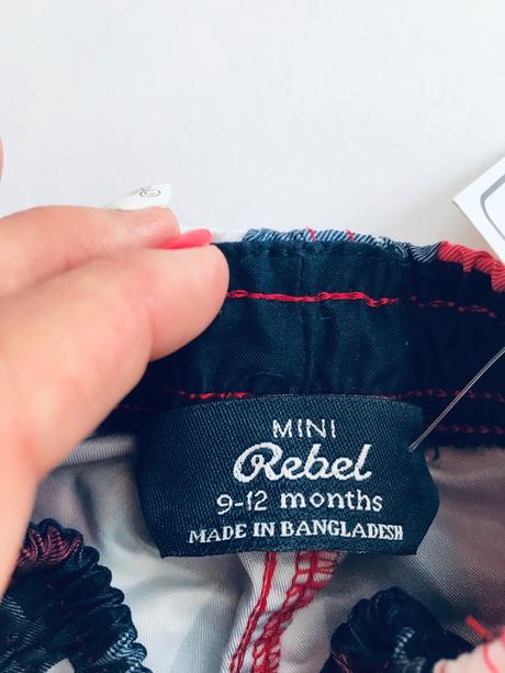 Kraťasy- v.9/12 měs., rebel,80