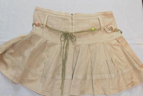 I215. sukně s opaskem, 164
