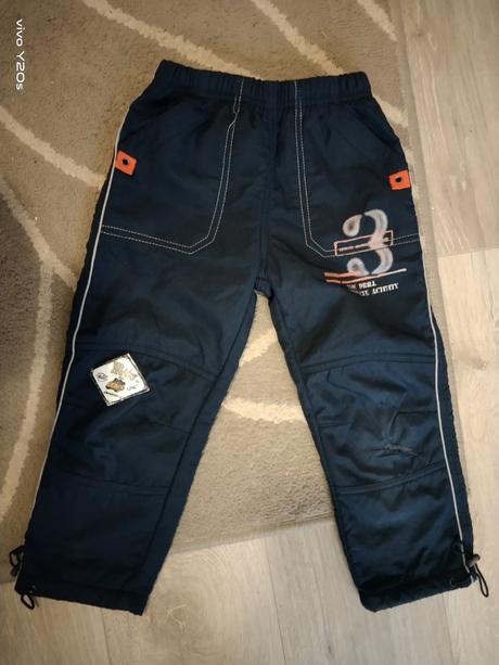 Šusťákové zateplené kalhoty, adams,98