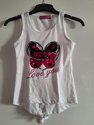 Tílko top měnící motýl vel. 128, 128