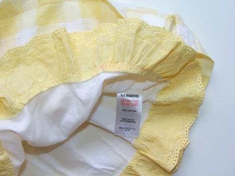 P573 žluté šaty vel. 74, matalan,74