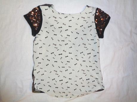 Překrásné květované tričko - vzadu mašličky, next,116