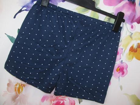 Tmavě modré bavlněné šortky, ovs,164