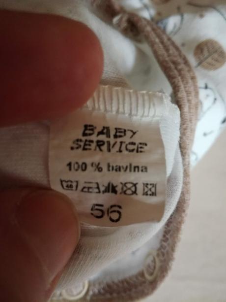 Set body a kalhoty, baby service,56