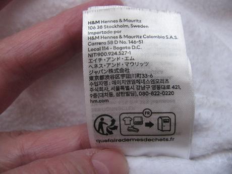 Dívčí bavlněná mikina s kapucí h&m, h&m,xs