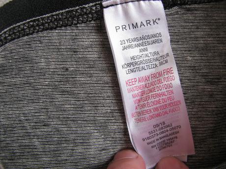 Chlapecké šedé boxerky, primark,98