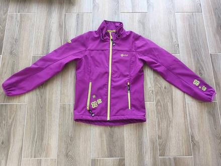 Fialová softshellová bunda, 152
