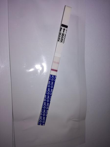 Je to pozitivní test?