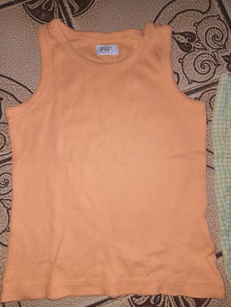 Dětské tílko a letní overal králíček vel. 74 - 80, f&f,74