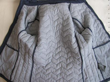 Přechodná tmavě modrá prošívaná bunda, crivit,38