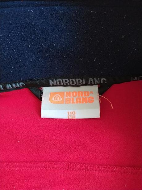Červená mikina vel.110/116 nordblanc, nordblanc,110