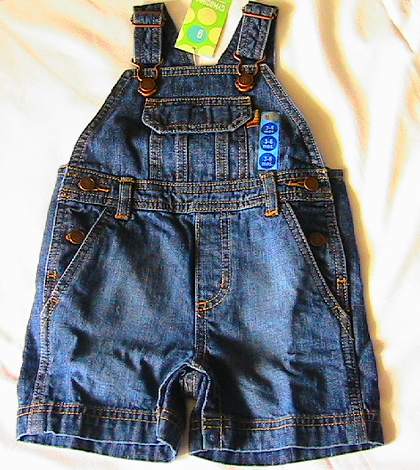 Chlapecké šortky lacláčky džínové - 74, gymboree,74