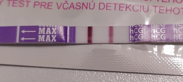 Testovací čárka silnější než kontrolní. Je to v pořádku?