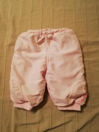 Oteplováky, zimní kalhoty, baby club,68