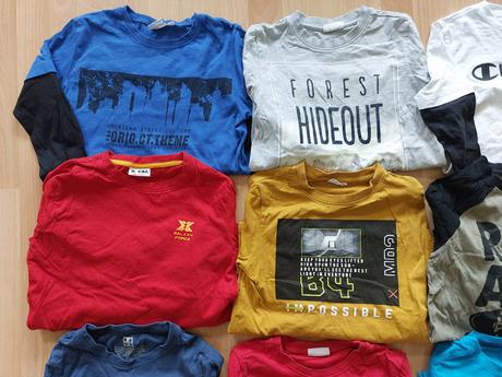 Sada, set triček s dlouhým rukávem, 140, 17ks, coccodrillo,140