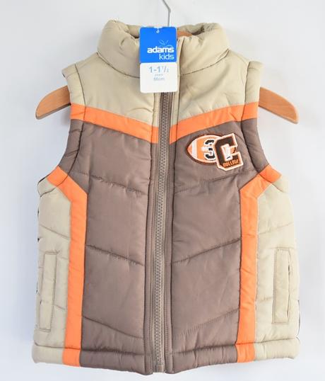 Zateplená vesta vel. 12 - 18 m, adams,86