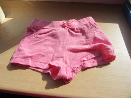 Neon bavlněné kraťásky, h&m,92