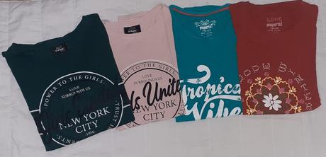 Trička s dl. rukávem vel. 146/152 - nepoužité, takko,146