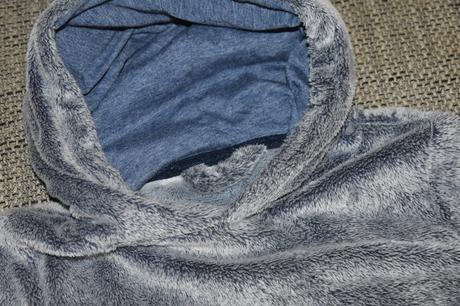 Chlapecká chlupatá mikina nutmeg, velikost 122/128, nutmeg,122