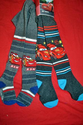 2x kvalitní  punčocháče cars, na 2-3r., disney,92 / 98