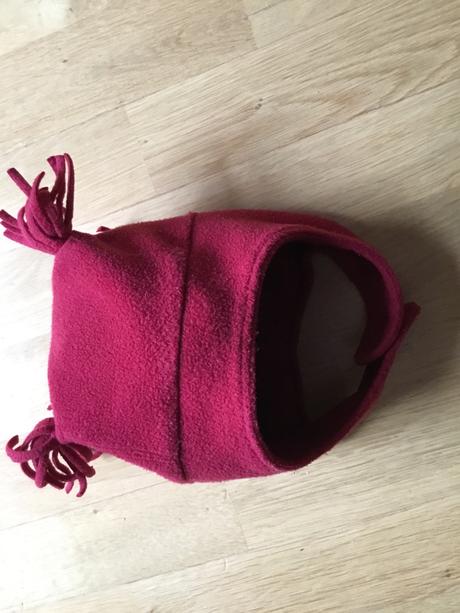 Flisova čepice se zapinanim, gap,98