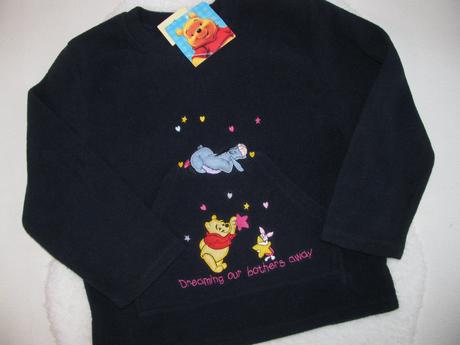 Dívčí modrá fleecová mikina se zvířátky disney, disney,116