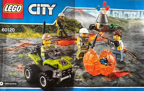 Lego city 60120 sopečná startovací sada, 