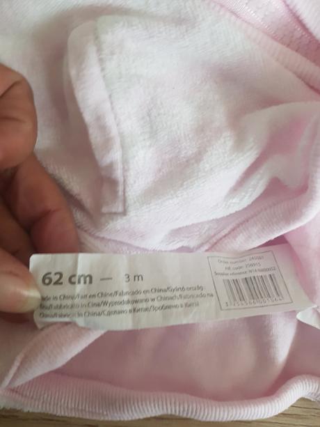 Fleesová mikina značky in extenso, velikost 3měsíc, 62
