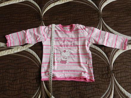 Triko dlouhý rukáv s myškou, tup tup,74