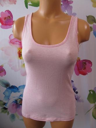 Dámské růžové letní tílko h&m, h&m,s