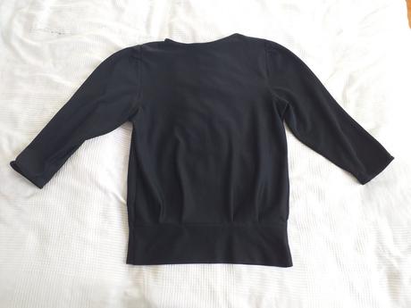 Černá společenská halenka vel. 46, 46