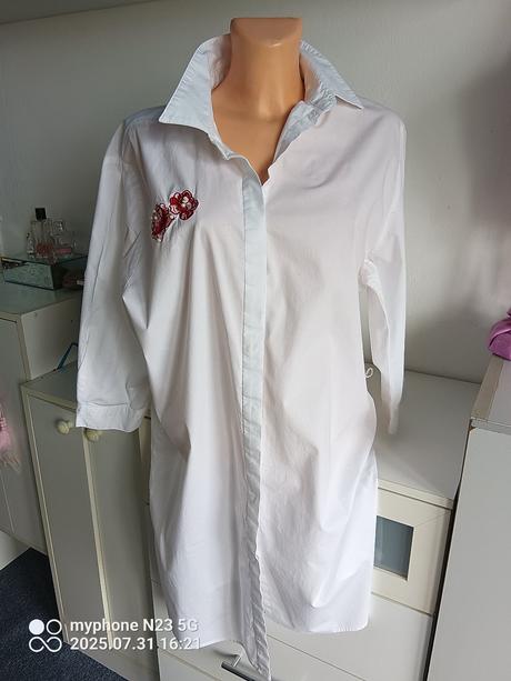 Košile dlouhá - šaty zn."bodyflirt" vel.44/xxl", 44