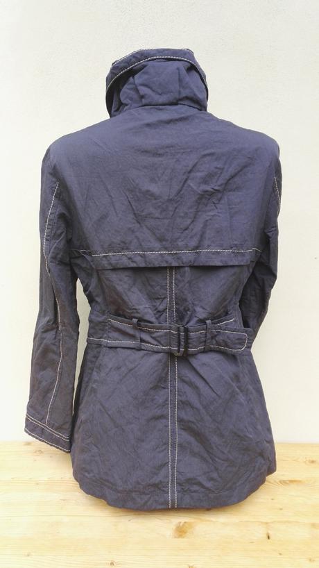 Modrý kabátek trenčkot jaro/podzim taifun - vel.38, 38