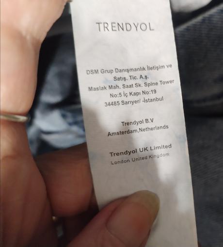 Džíny vyšší postava vel.l-xl, l