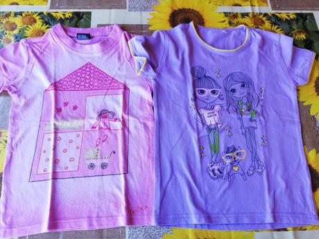 Sada dívčích triček vel. 128., 128