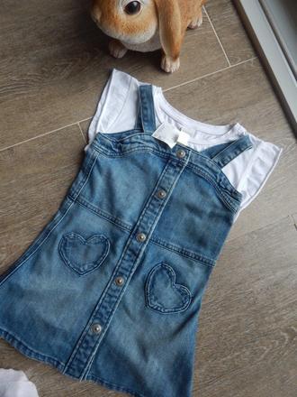 Riflova saty, h&m,98