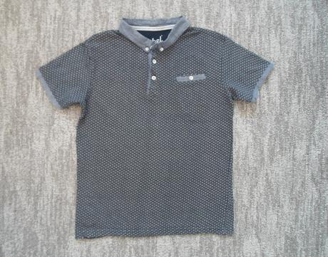 Modré tričko triko s límečkem polo, rebel,146