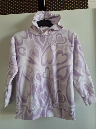 Mikina srdce vel. 152, primark,152