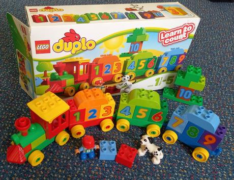 Lego duplo 10558 - vláček plný čísel.,
