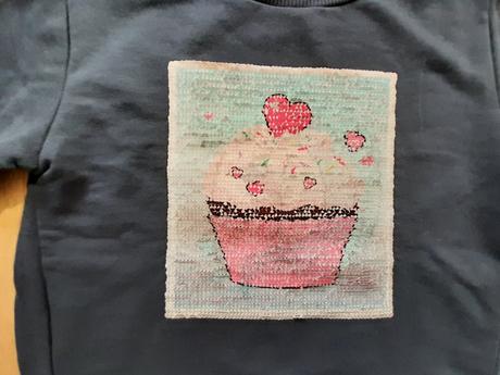 Mikina my little pony,obracecí flitry, h&m 134/140, h&m,134