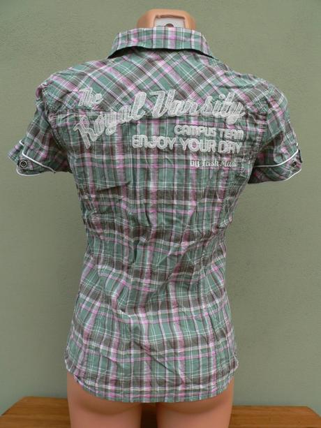 Károvaná košile halenka top fresh made - vel.m, m