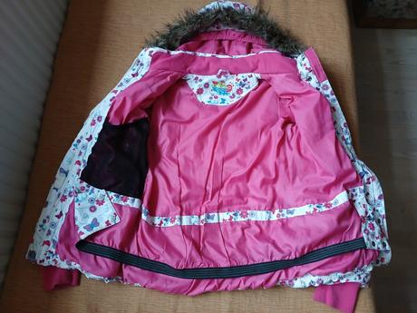 Dívčí lyžařská zimní bunda, lewro,158