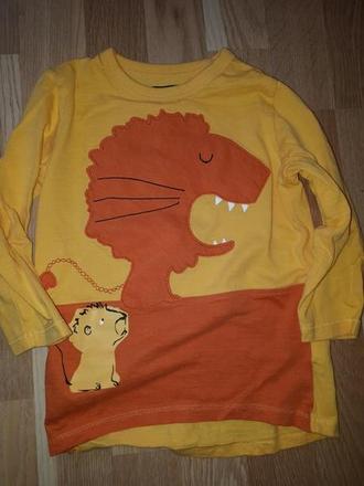 Žlutá tričko se lvem 80 next, next,80