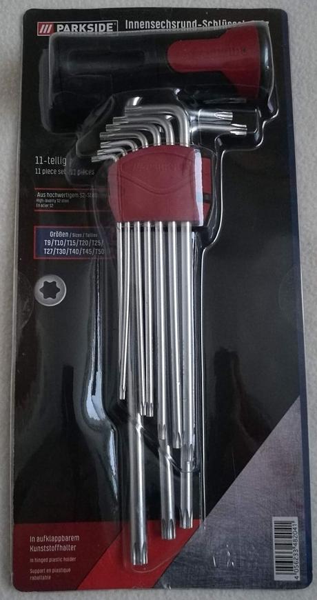 Parside sada imbusových klíčů, 