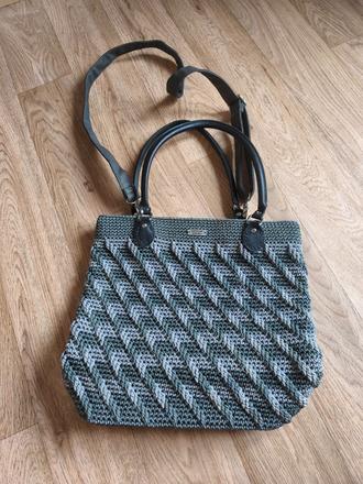 Háčkovaná kabelka handmade,
