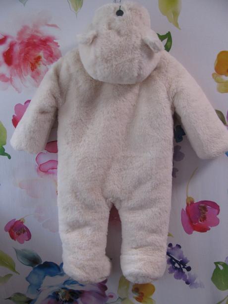 Teplá kojenecká zimní kombinéza s kapucí/unisex, f&f,80
