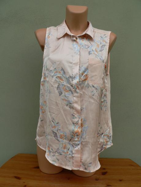 Lehká květovaná blůzka top h&m - vel.40, h&m,40