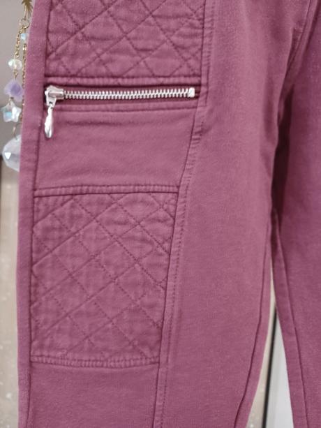 Vínové zateplené legíny lindex 134/140, lindex,140